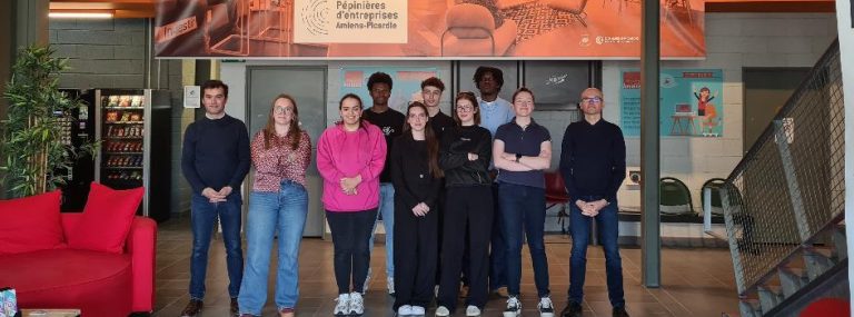 1ere années de BTS SAM en visite à la pépinière d’entreprises Jules Vernes – 2 avril 2025